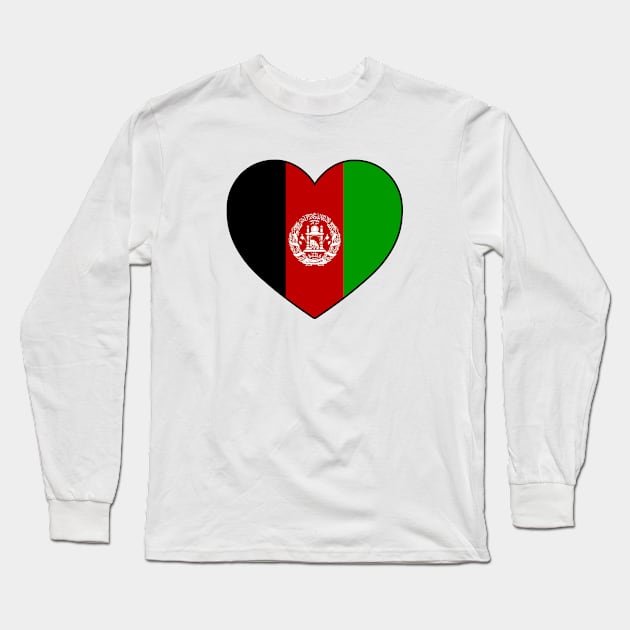 Heart - Afghanistan _034 Long Sleeve T-Shirt by Tridaak